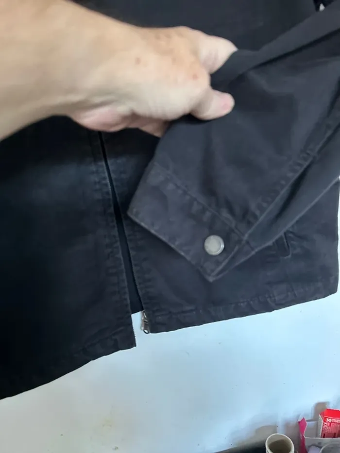 Levi’s veste en jeans noire - photo numéro 4