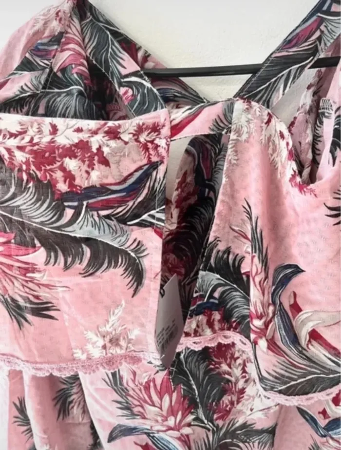 🌸 Magnifique haut en Chauve-souris / rose à fleur Glamorous T/S 🌸 - photo numéro 7
