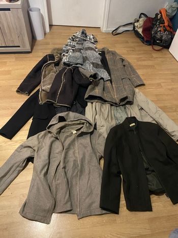 Lot de manteaux femme vintage taille Unique