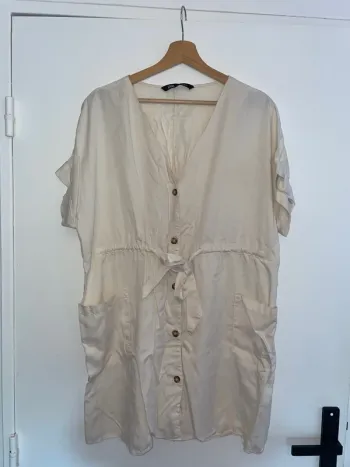 Robe beige Zara M