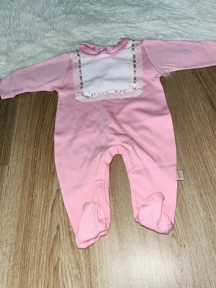 Pyjama rose 100% coton - photo numéro 2