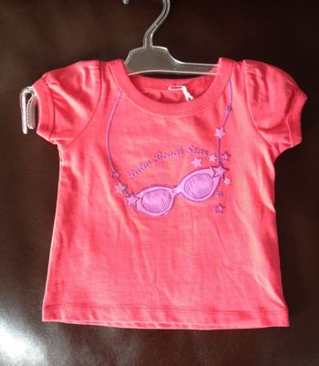 Tee-shirt rose foncé