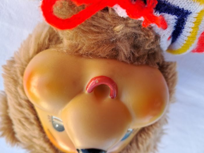 Kiki monchhichi ours peluche H 26 cm puschel wuschel vintage ancien - photo numéro 6