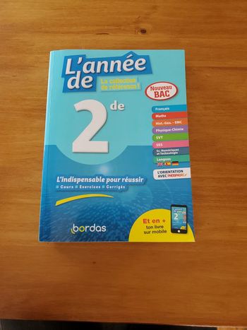 L'année de 2de