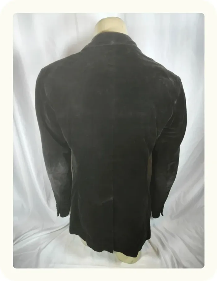 Veste blazer tailleur costume velours Homme Kenzo Taille XL 42 - photo numéro 3