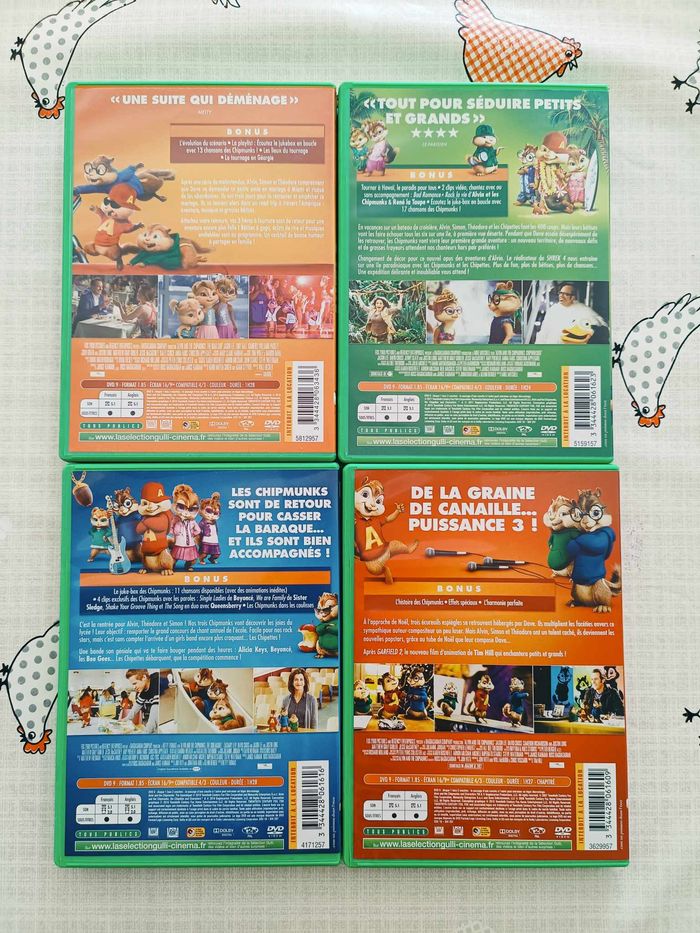 Lot de dvd Alvin - photo numéro 3