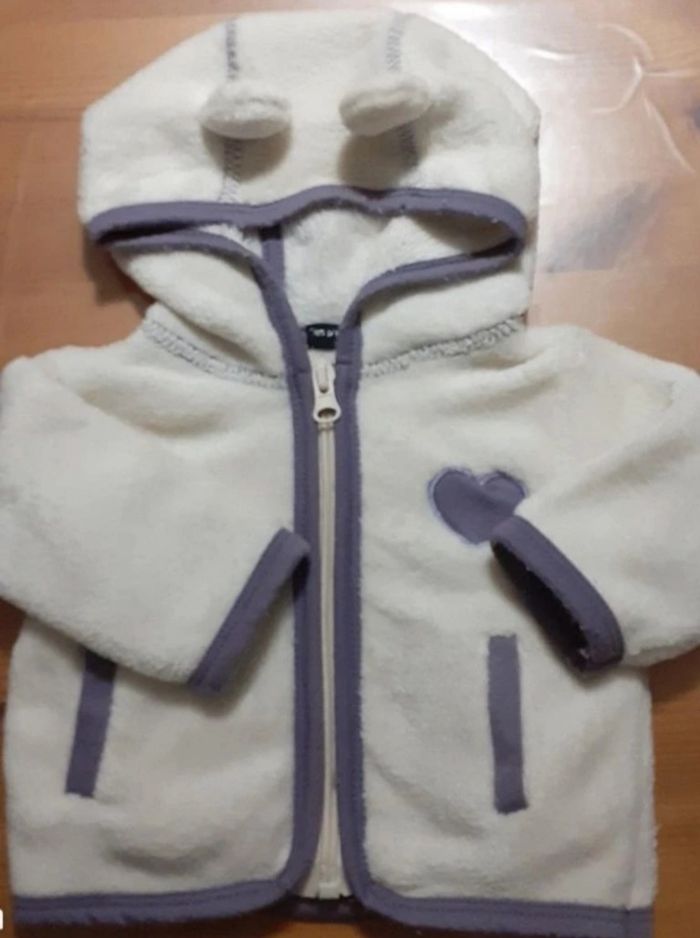 Lot 4 vêtements chauds fille taille 1 mois - photo numéro 2