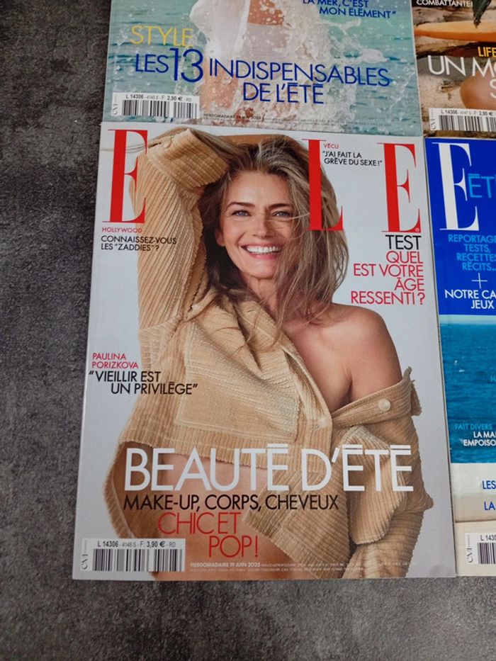 Lot magazines Elle été 2025 - photo numéro 4