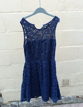Robe bleu marine Jennyfer t34