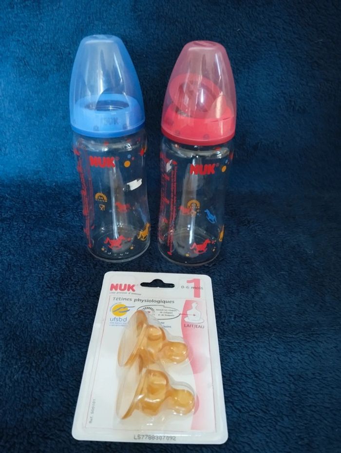 Biberons + tétines