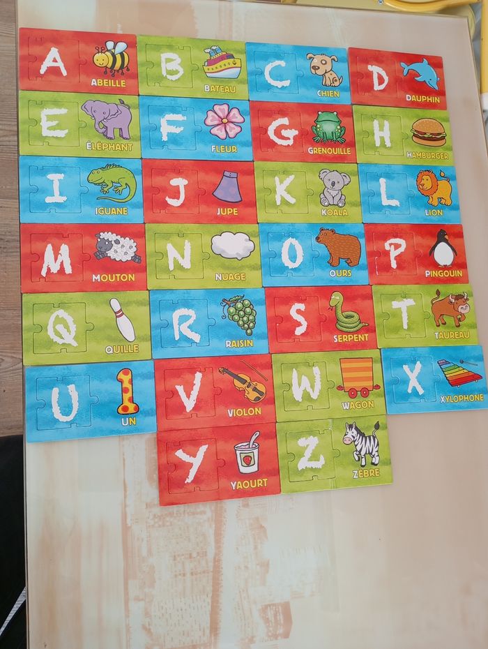 Apprentissage alphabet