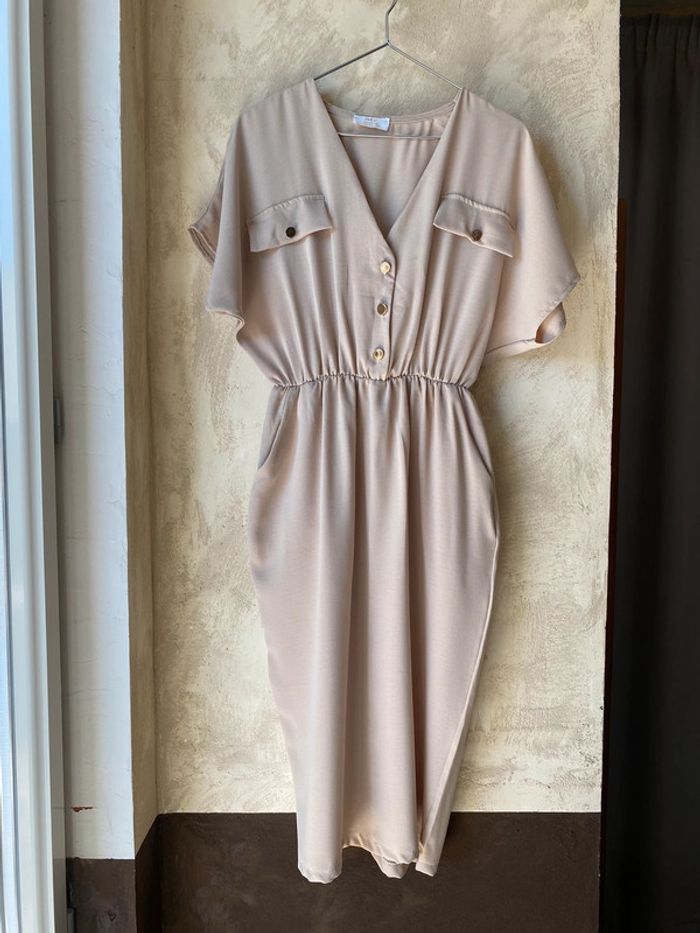 Robe beige Ineo couture M - photo numéro 5