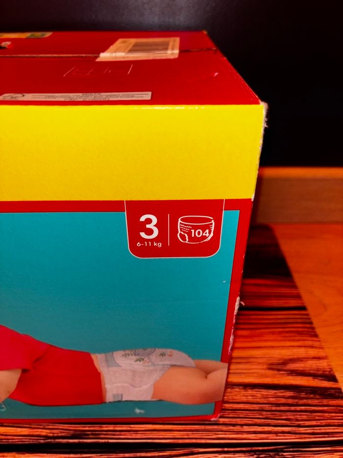 Mega-Pack De 104 Couches Pampers Baby-Dry Pants Neuf Dans L’emballage Taille:3 - photo numéro 2