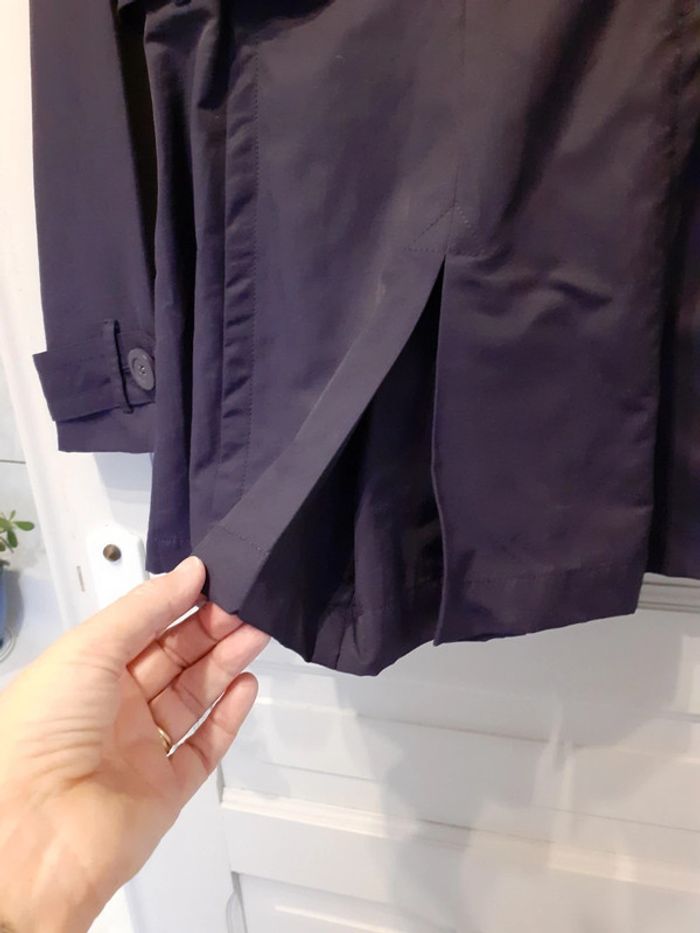 Trench violet  taille 40 tex woman - photo numéro 4