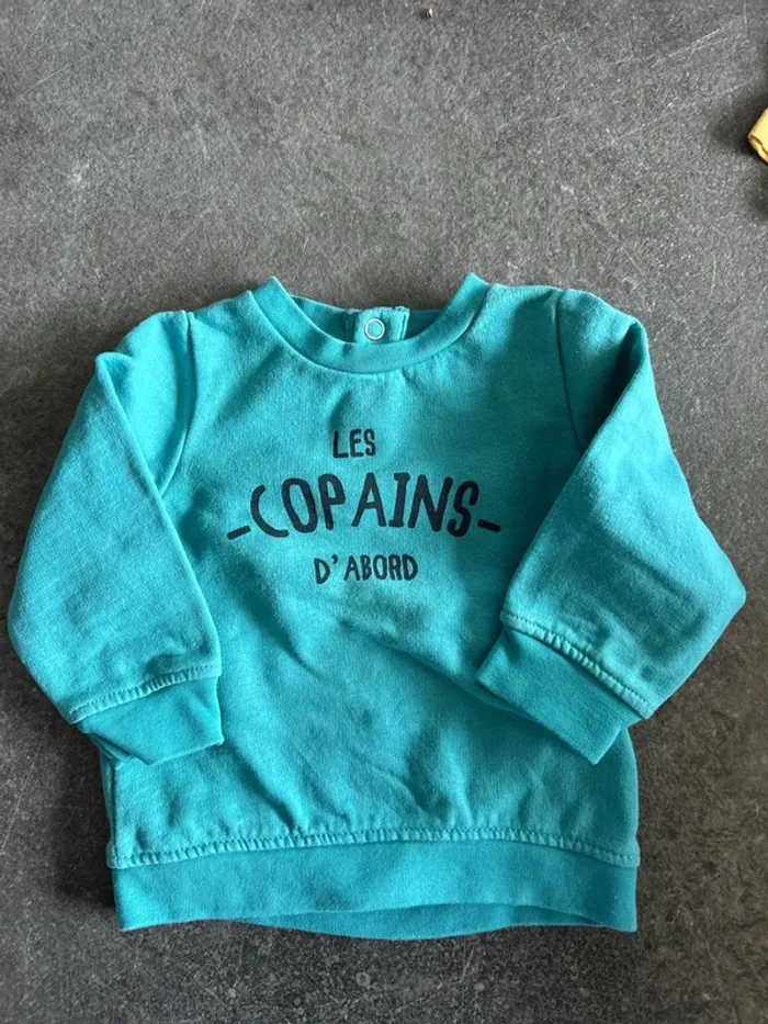 Lot de 2 pull 6 mois - photo numéro 4