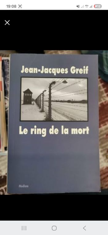 Livre le ring de la mort Jean-Jacques Greif