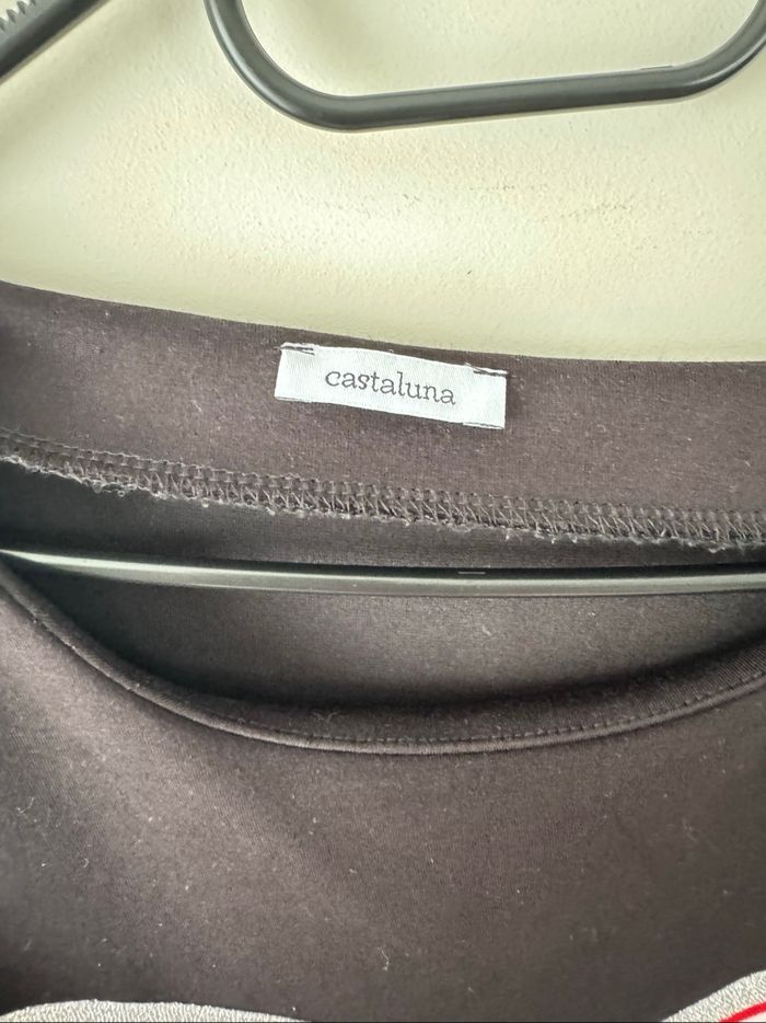 👗robe pull noir argenté - taille 56 castaluna - très bon état - photo numéro 2