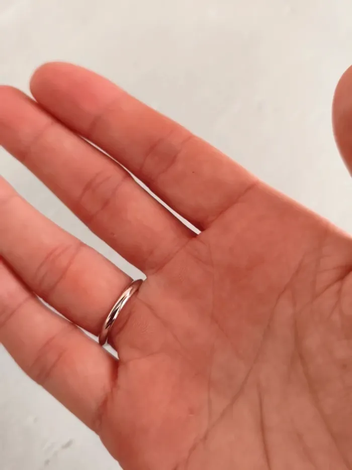 Bague solitaire en argent - photo numéro 9