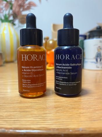 Duo Sérums Horace : Vitamine C + Acide Salicylique
