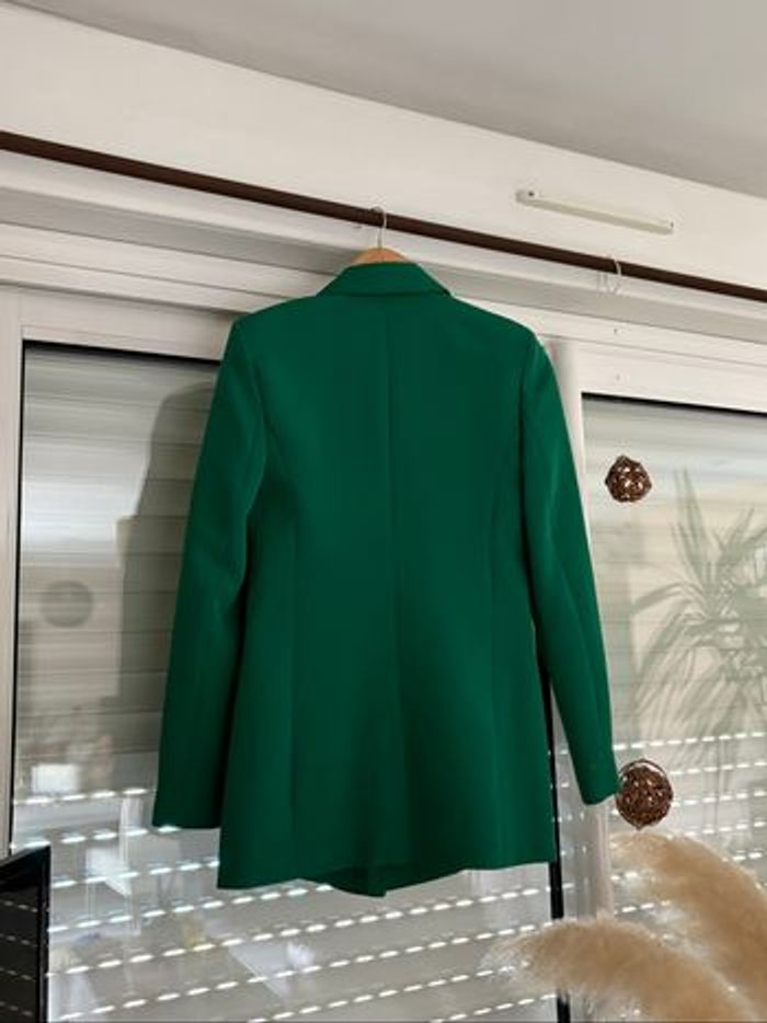 Blazer long vert - photo numéro 2