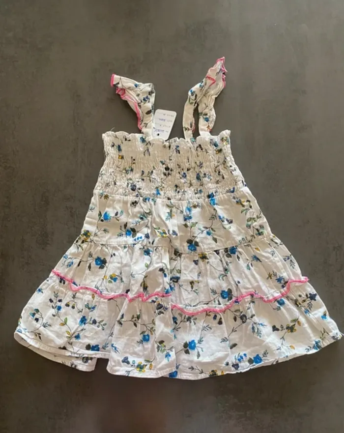 Robe à bretelles fleurie Little Lass 2 ans [ref.22B038] - photo numéro 5