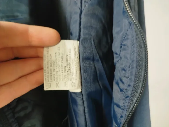 Salopette ski K-WAY Vintage Pantalon à bretelle snowboard Homme L Bleu Marine A217 - photo numéro 8