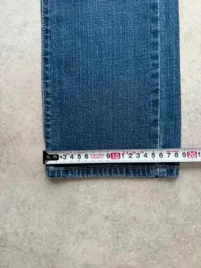 Jeans Levi's W28 FR38 coupe droite bleu Femme Women pan330b - photo numéro 5