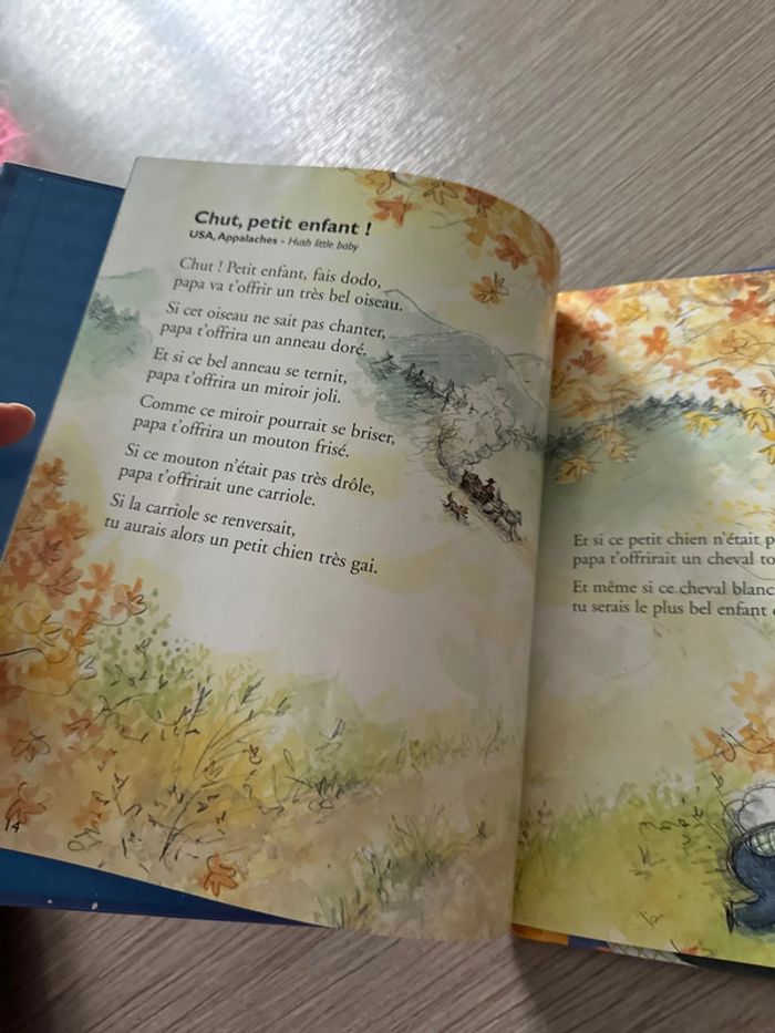 Livre berceuse d’ici et d ailleurs cdmanquant - photo numéro 2