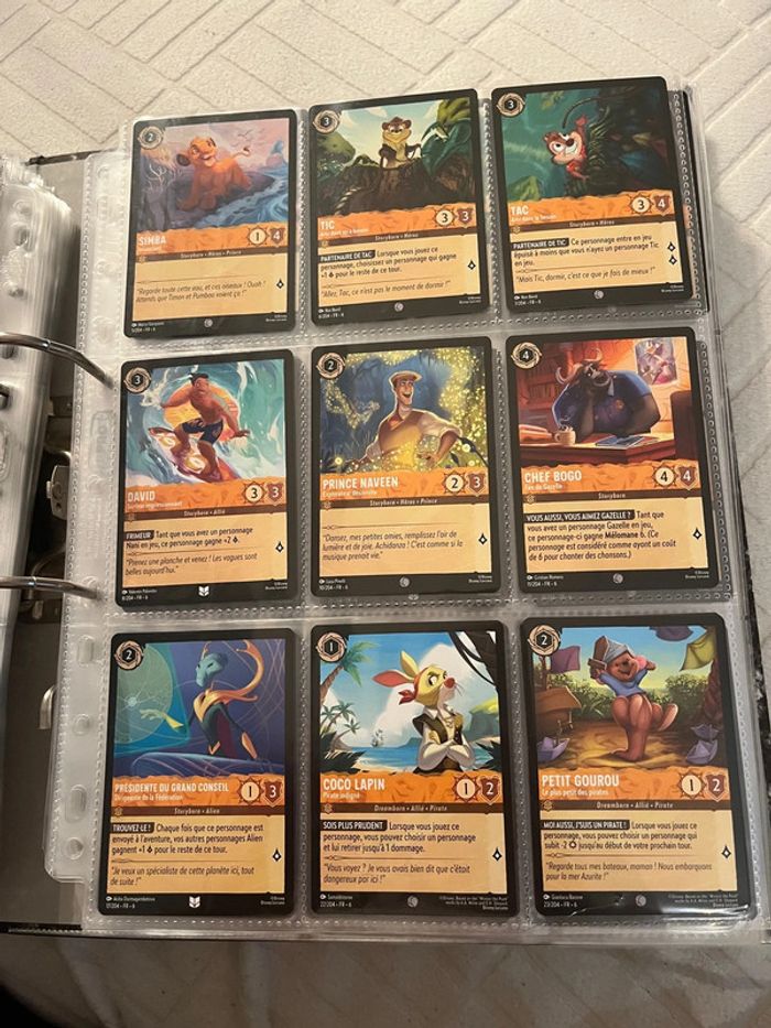 Lot de 85 cartes Lorcana - Chapitre 6
