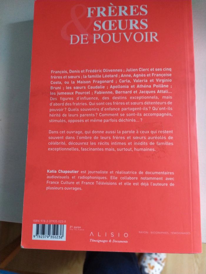Frères Sœurs de Pouvoir par Katia Chapoutier - photo numéro 2