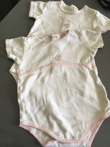 Noukies Noukie ´s lot bodys bébé fille vêtement enfant taille 12 mois 1 an