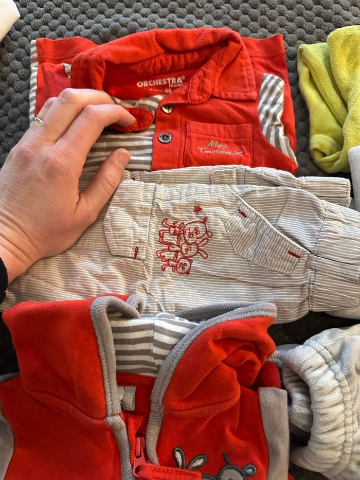 Lot vêtements bébé garçon 1 mois et 3 mois - photo numéro 9