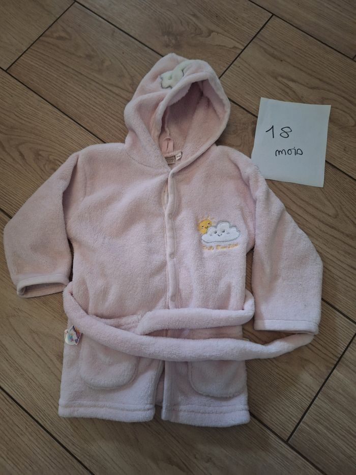 Peignoir polaire 18 mois fille