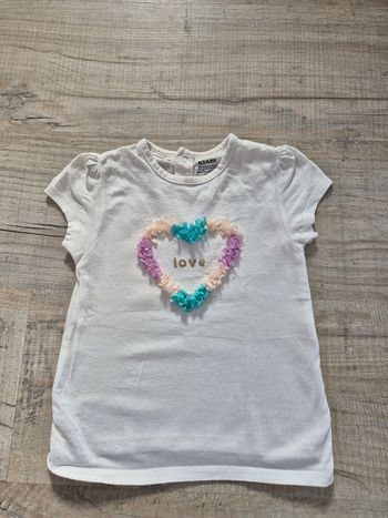 T shirt fille kiabi 24 mois