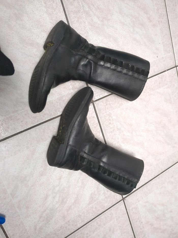 Grandes bottes hautes noires fille 32 Geox élégante cuir - photo numéro 2