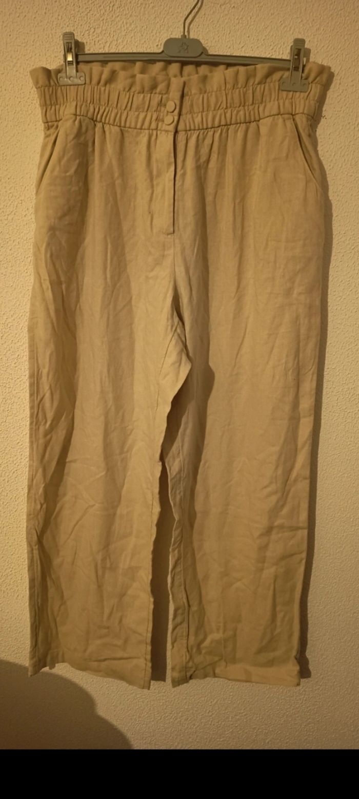 Pantalon en lin femme