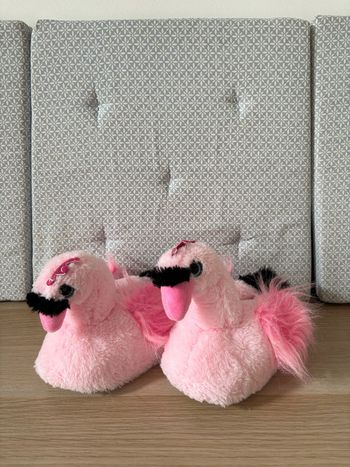 Chaussons "Flamant Rose" (Pointure : 28/29)