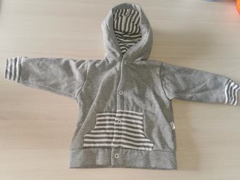 Gilet gris 1-3mois