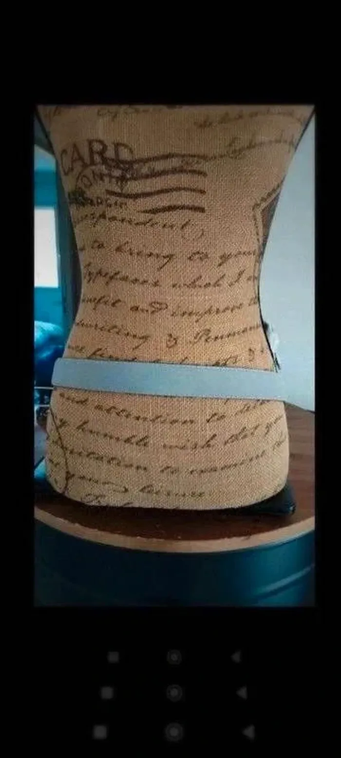 Ceinture suédine grise 120 cm boucle argenté - photo numéro 6