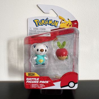 Moustillon et Verpom Figurine Battle Figure Pack Pokémon Oshawott Applin