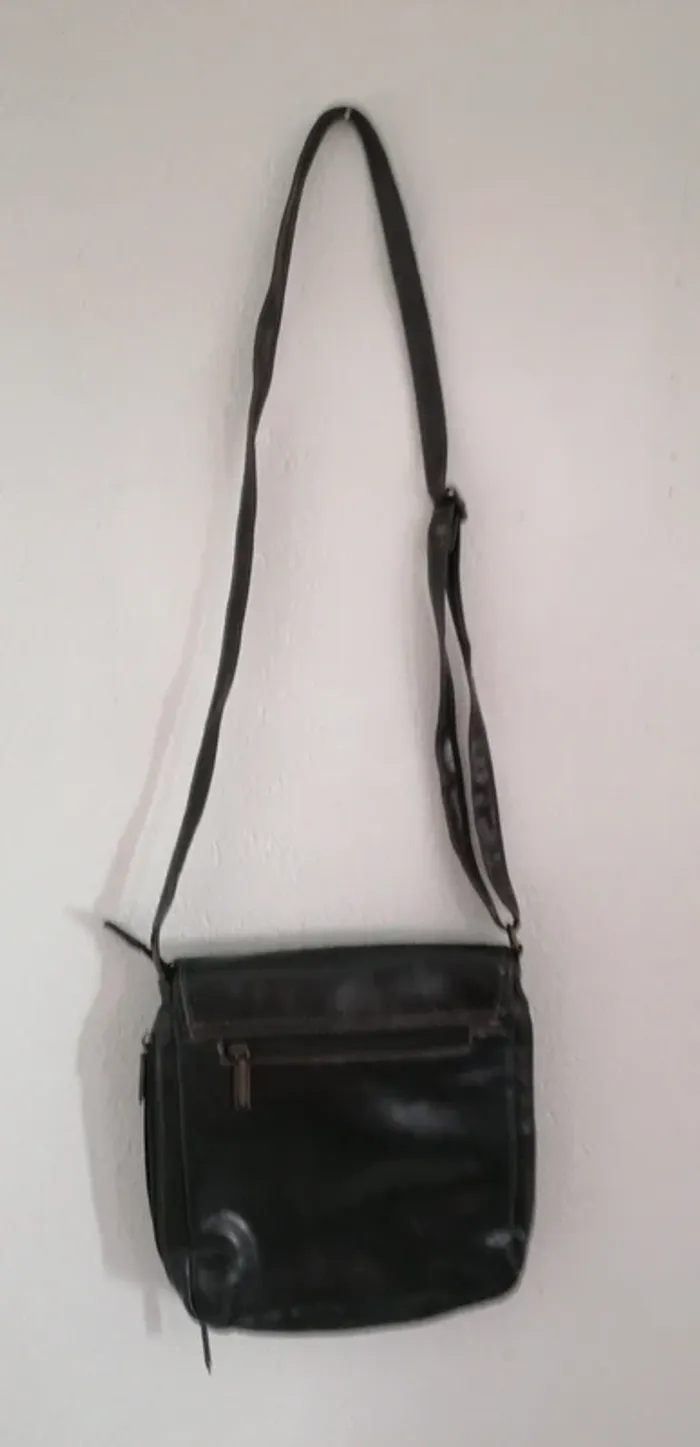 Sac à bandoulière brun - photo numéro 2