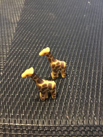 Playmobil Micro lot 2 figurines aimantées Girafes arche de Noé 4332 pièces détachées animaux