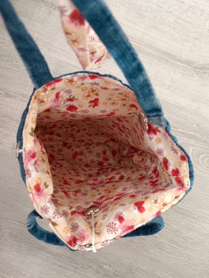 Sac en jeans fillette - photo numéro 3