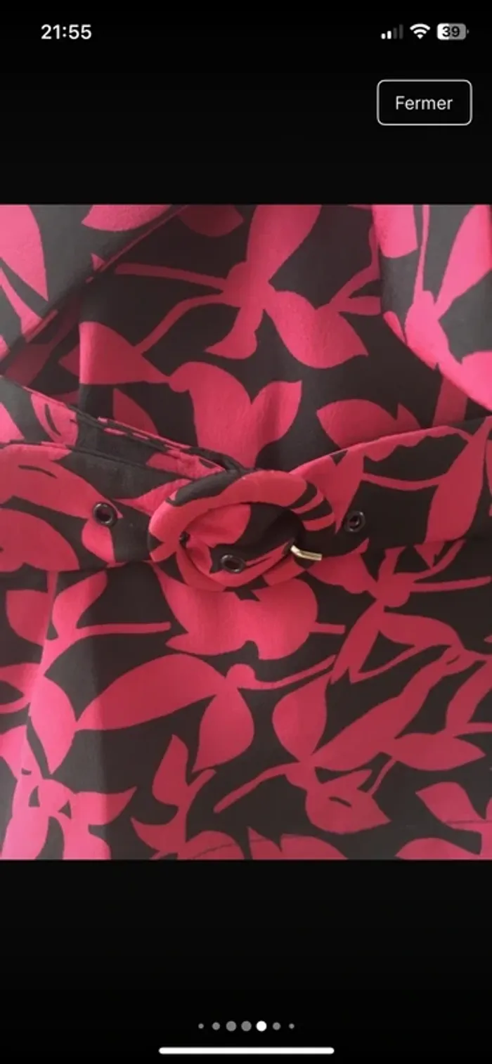 Vintage 🍭Magnifique blouse sophistiquée en 42 de chez Weinberg Paris excellent état - photo numéro 9