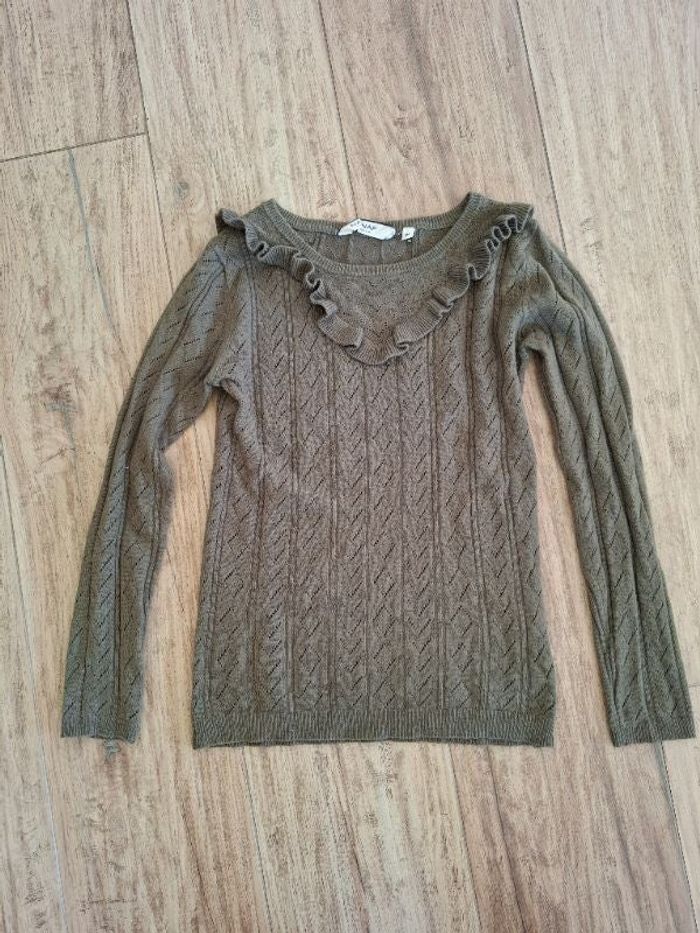 Pull kaki Naf Naf en très bon état