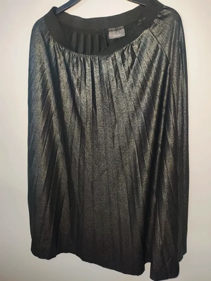 Jupe mi longue argenté yessica taille 40 - photo numéro 2