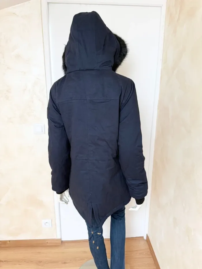 Parka Geographical Norway femme – Taille L – navy – Neuf avec étiquette - photo numéro 4