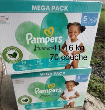 Couche Pampers harmonie taille 5 
