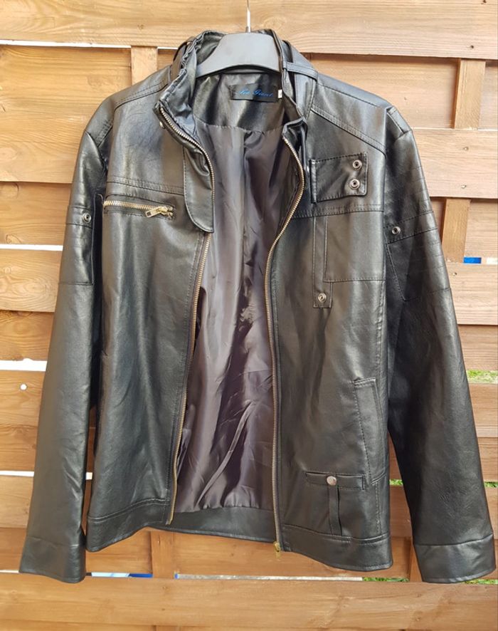 Veste homme style motard - photo numéro 3