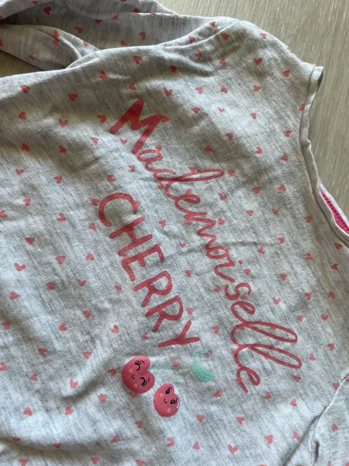 T-shirt manche longue mademoiselle cherry 74 - photo numéro 2